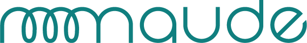 Maude designer graphique logo